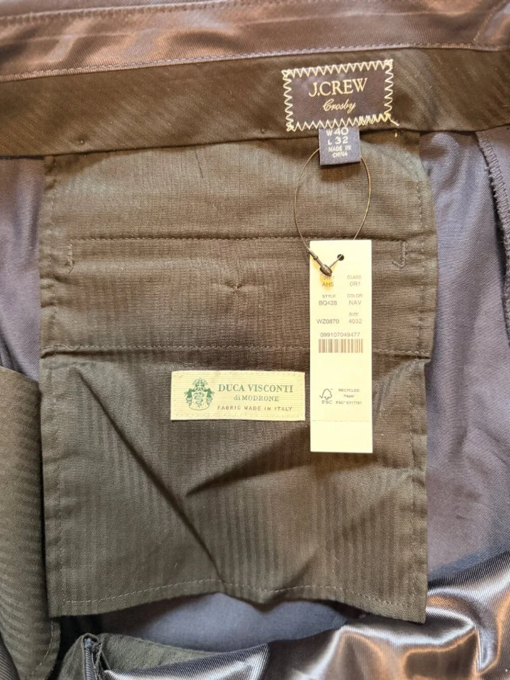 J. Crew Crosby Classic-fit suit in Italian chino